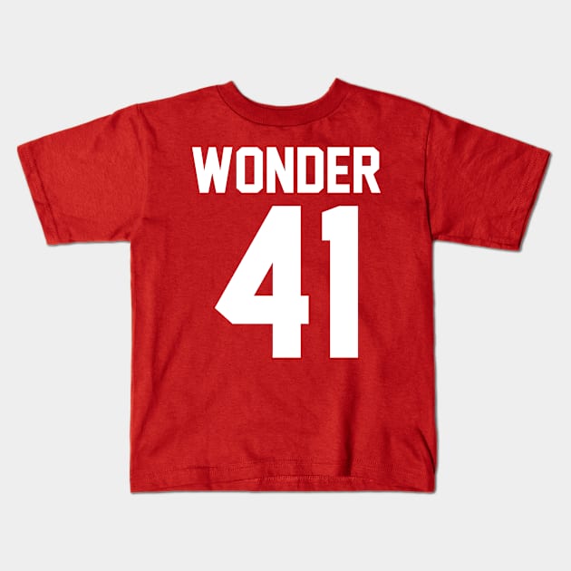 Wonder 41 Kids T-Shirt by ZPat Designs